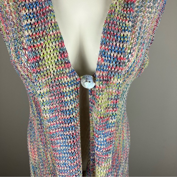 NWOT Charlie Paige multicolor knit cardigan - Picture 9 of 11